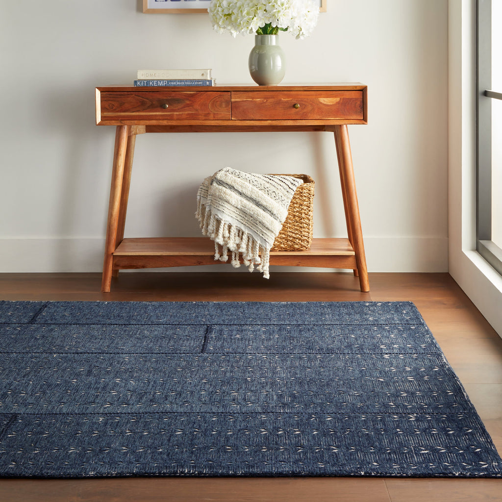 dash albert manglam arts da2383 navy woven flatwoven wool rug