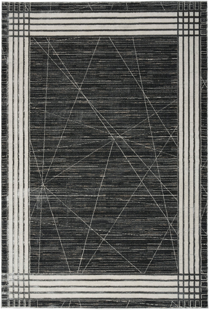 nourison desire dsr01 charcoal silver rug