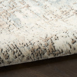 nourison quarry qua17 ivory beige rug