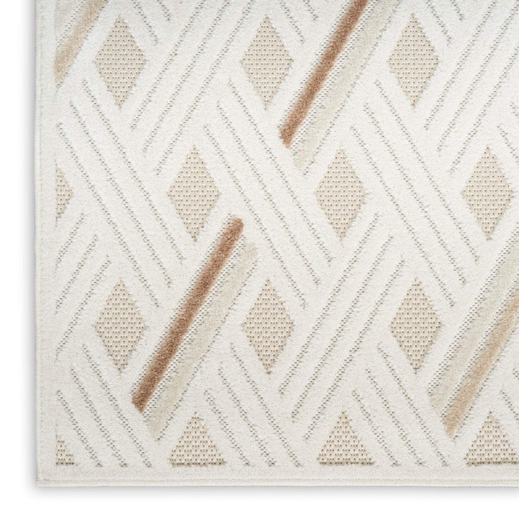 nourison care free caf05 ivory beige rug
