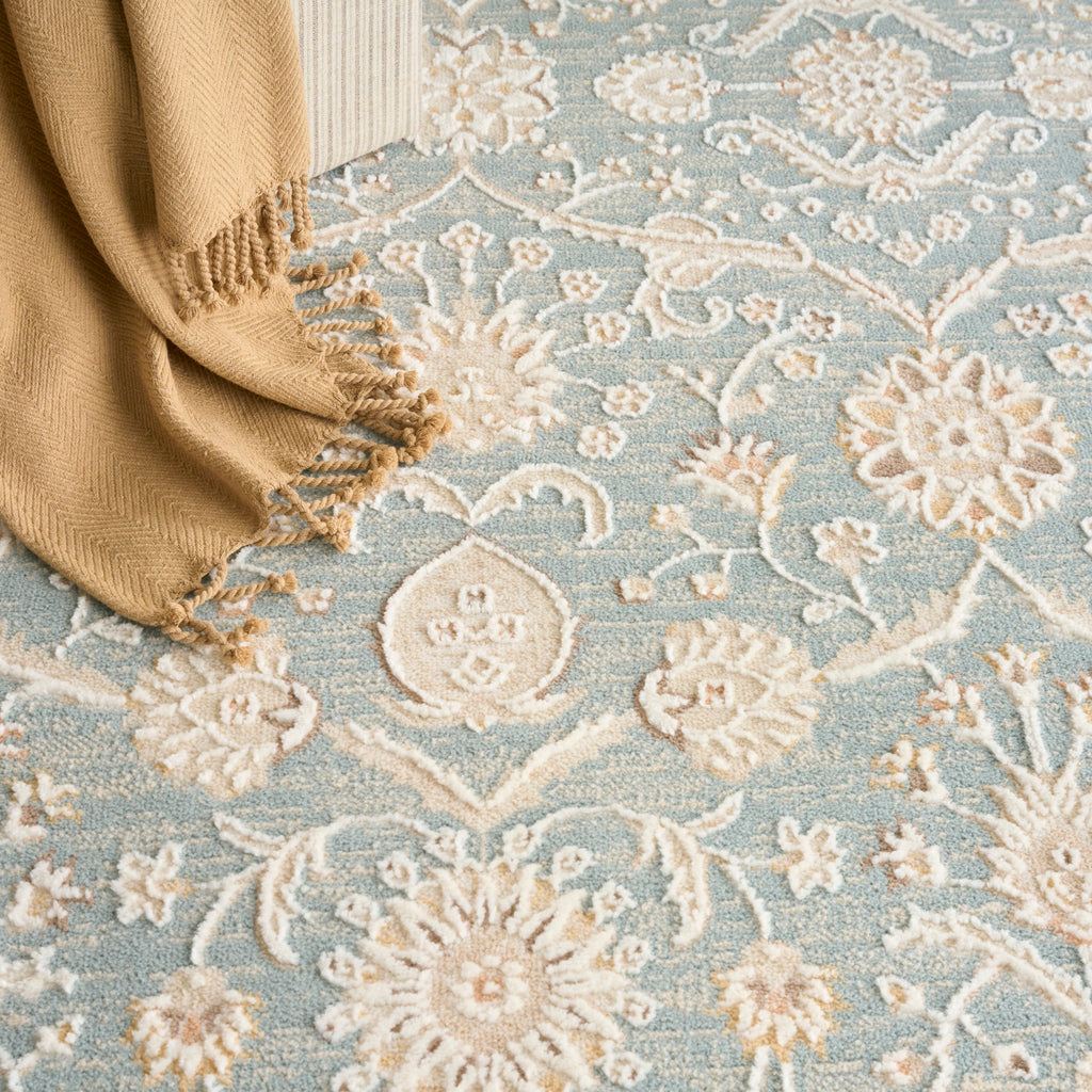 nourison isla isl01 blue rug