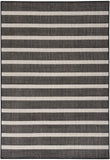 nourison positano pos03 black ivory rug