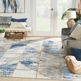 nourison elation etn12 grey multi rug