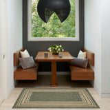 nourison horizon indoor outdoor hoz03 green rug