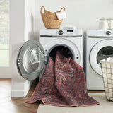 nourison new concept washables sr102 brick rug