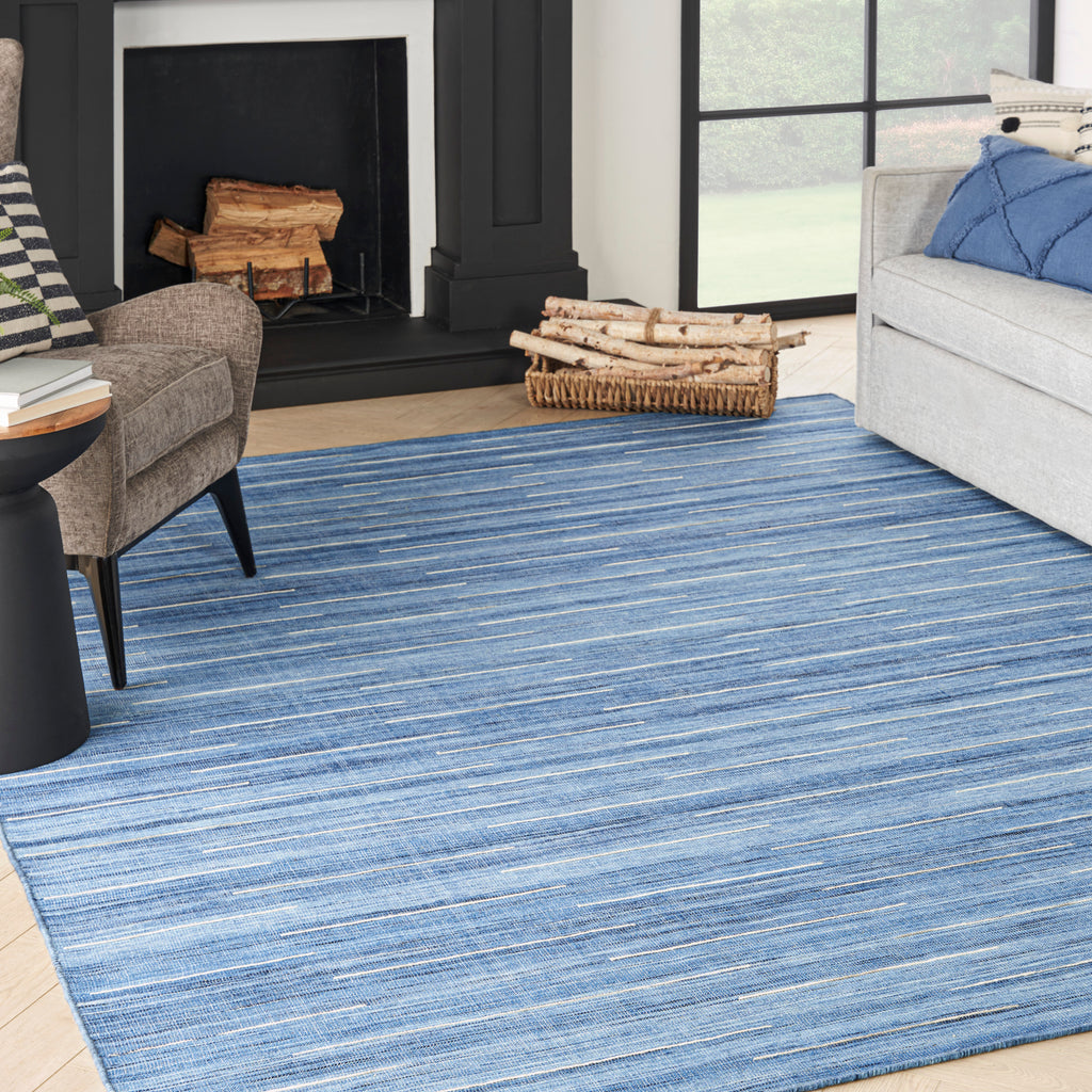 nourison interweave iwv01 denim rug