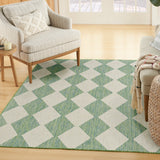 nourison positano pos04 blue green rug