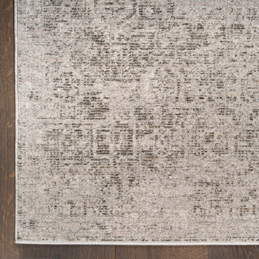 nourison pure shades sad01 grey rug