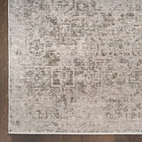 nourison pure shades sad01 grey rug