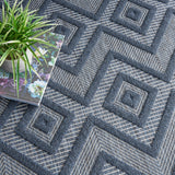 nourison versatile nrv01 navy blue rug