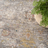 nourison antique fusion anf05 grey rug