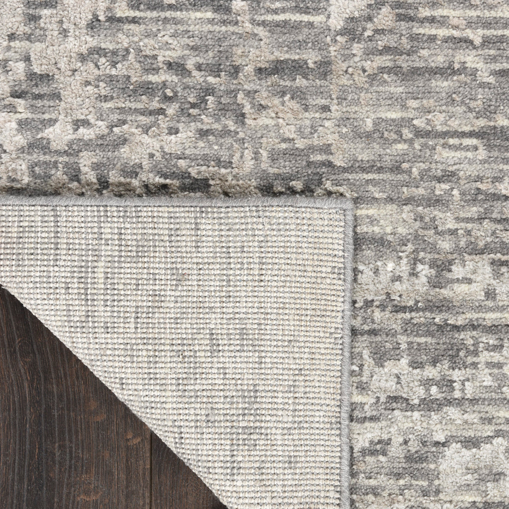 nourison luna lun01 grey silver rug