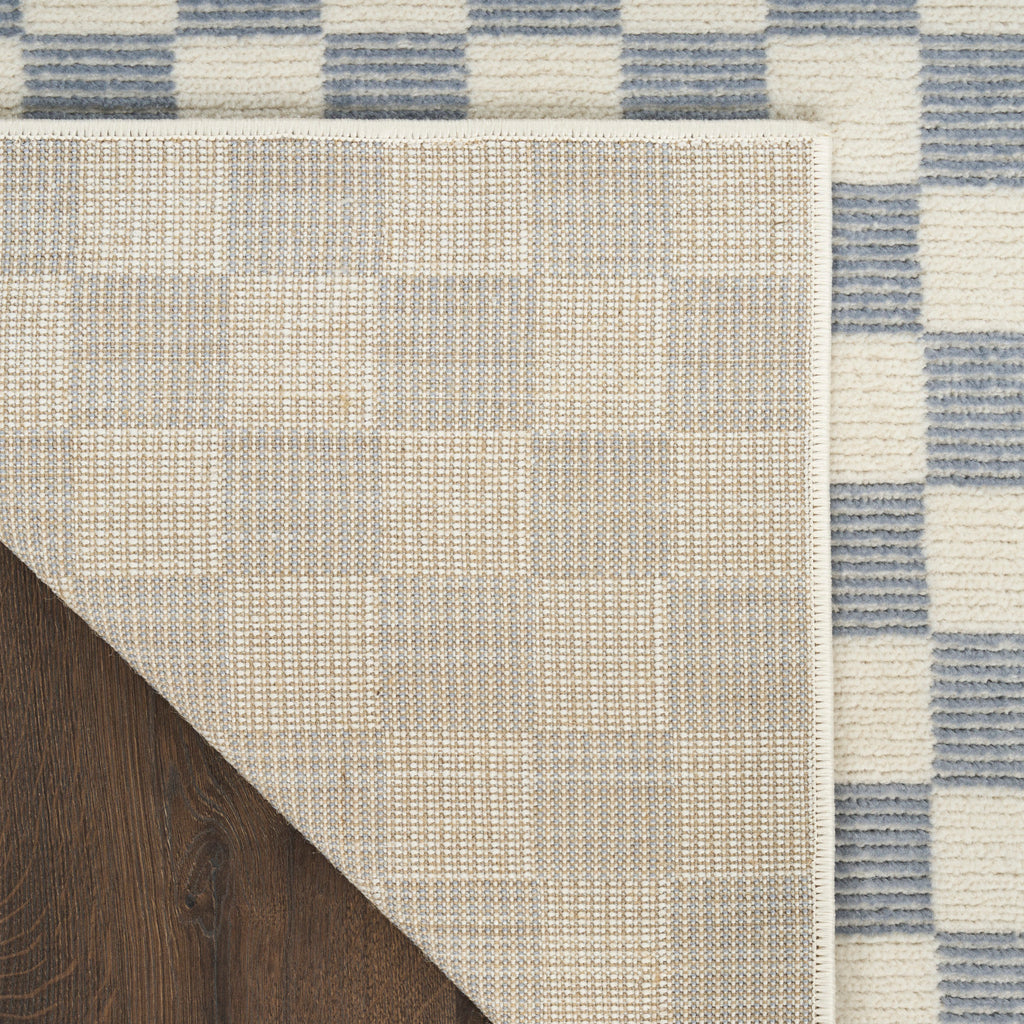 nourison serenity home srh10 ivory blue rug