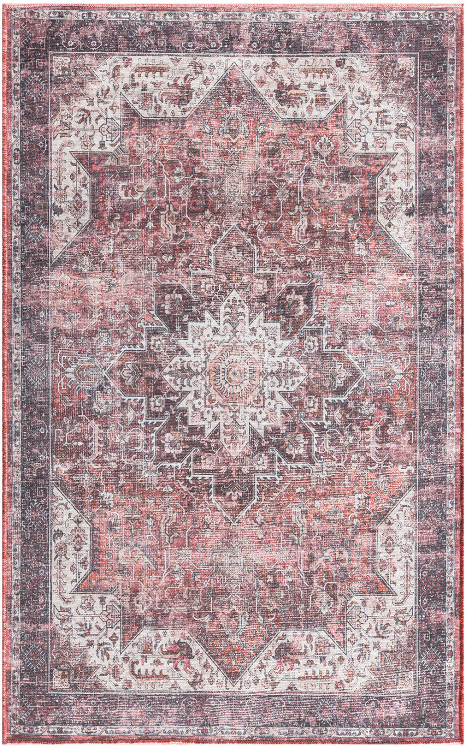 nourison nourison washables nwb15 red rug