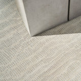 nourison ck079 notes not01 ivory silver rug