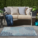nourison garden oasis goa06 navy rug
