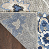 nourison aloha alh31 blue grey rug