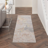 nourison silk shadows sha20 silver rug