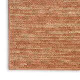 nourison nourison essentials nre01 rust rug