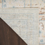 nourison astra machine washable asw13 ivory blue rug