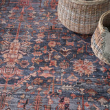 nourison grand washables grw02 navy brick rug