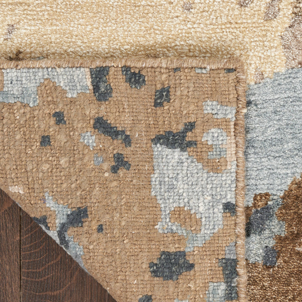nourison silk shadows sha23 beige blue rug