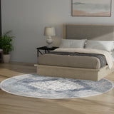 nourison astra machine washable asw11 blue ivory rug