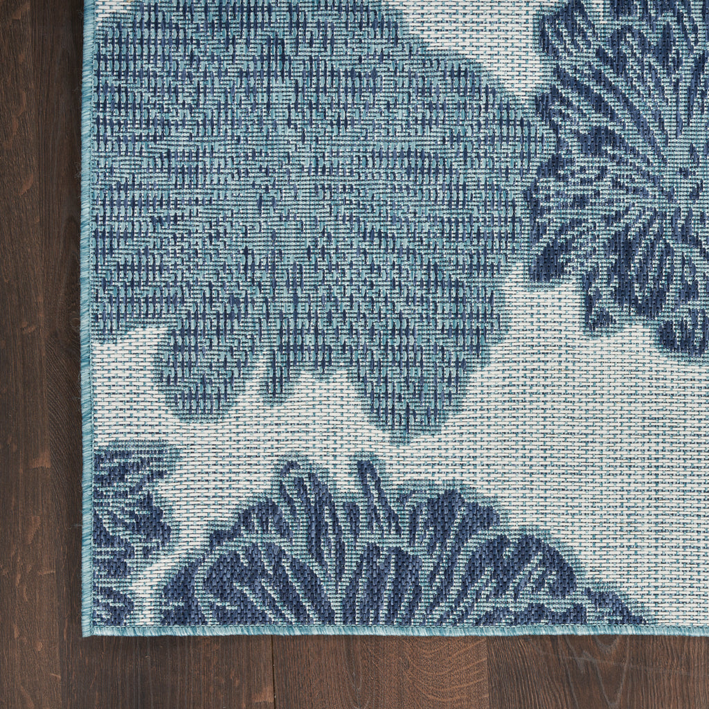 nourison garden oasis goa04 blue rug
