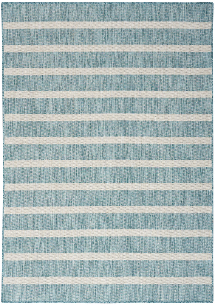 nourison positano pos03 aqua ivory rug