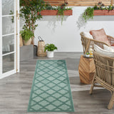 nourison easy care nes01 aqua teal rug