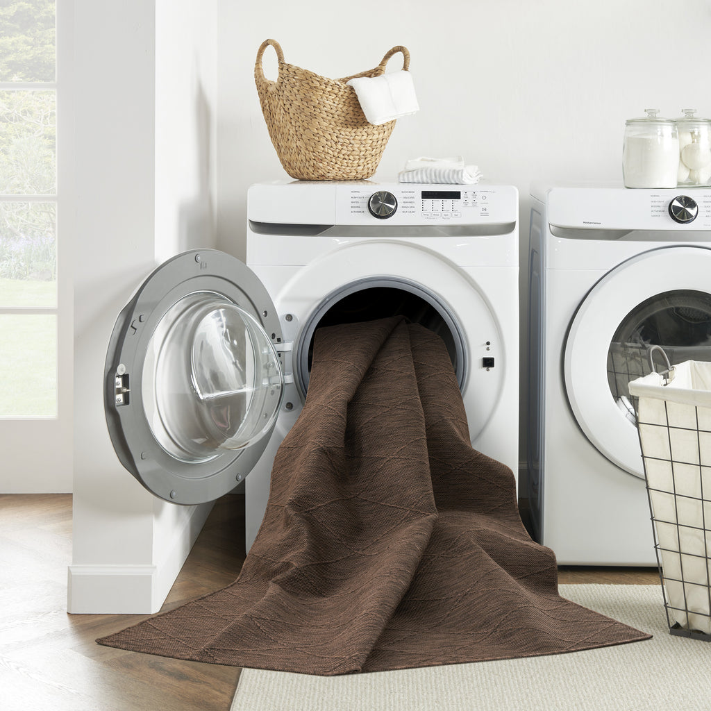 nourison washable solutions wsl01 mocha rug