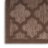 nourison easy care nes01 brown rug