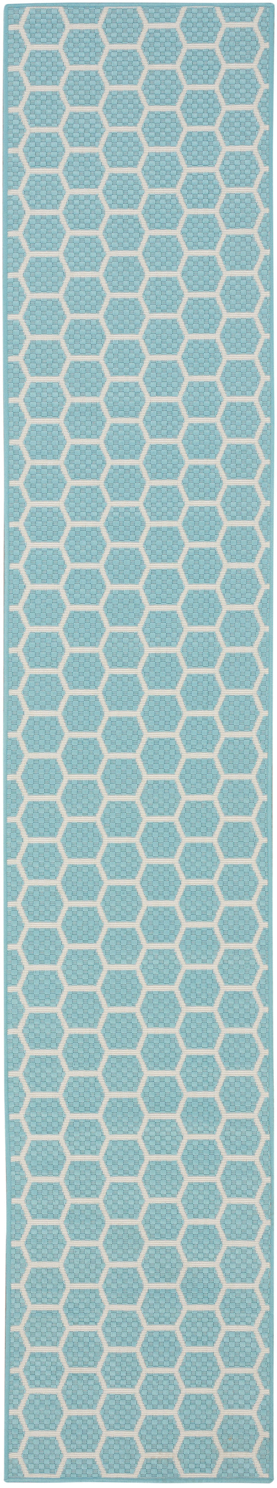 nourison twist reversible tws01 aqua rug