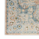 nourison astra machine washable asw12 beige blue rug