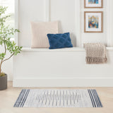 nourison astra machine washable asw04 ivory blue rug