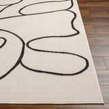 Hauteloom Eilir EILI Gray Machine Made Polypropylene Rug