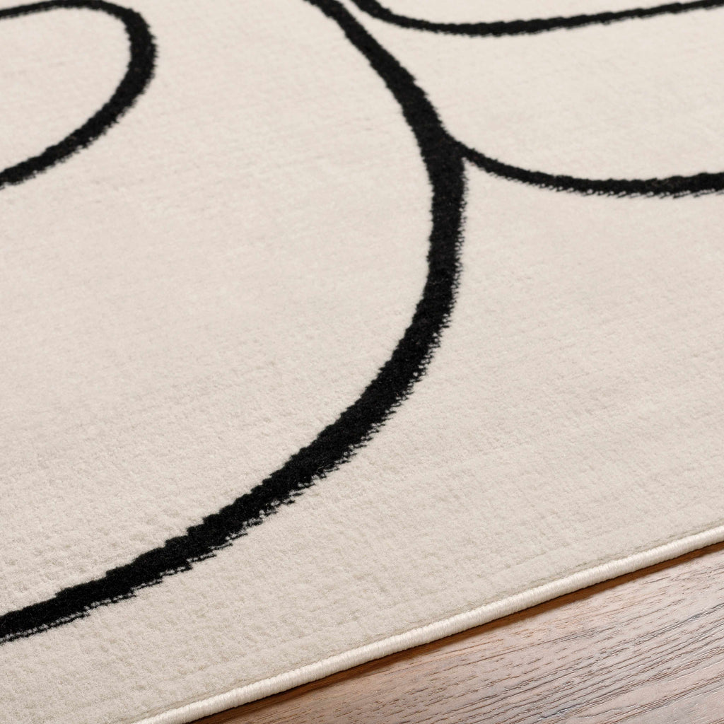 Hauteloom Eilir EILI Gray Machine Made Polypropylene Rug
