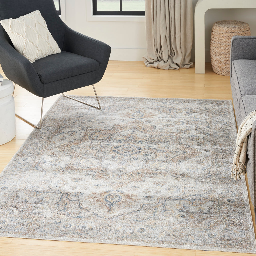 nourison astra machine washable asw12 silver grey rug