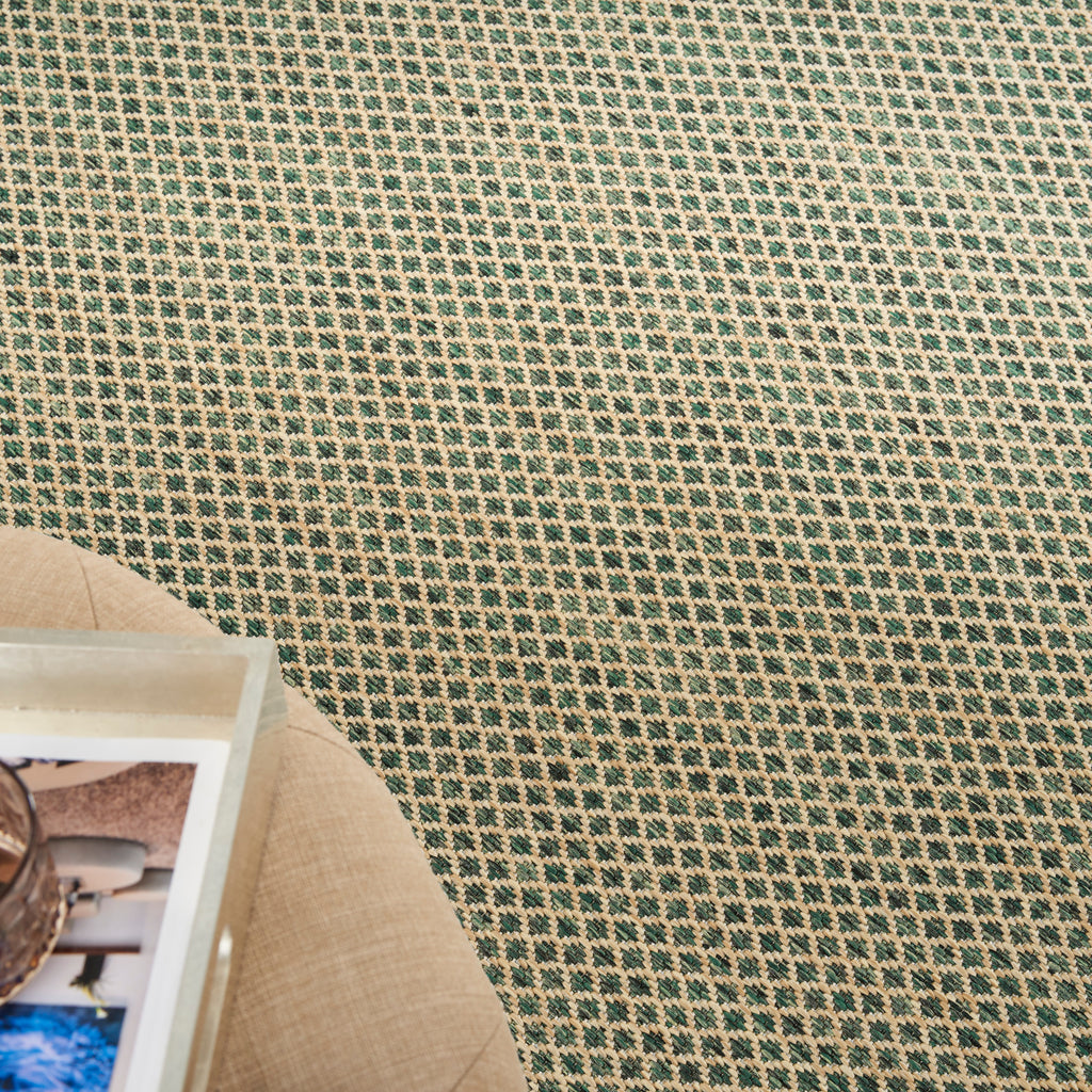 nourison courtyard cou01 green rug
