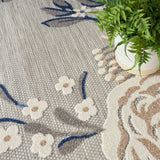 nourison aloha alh32 blue grey rug