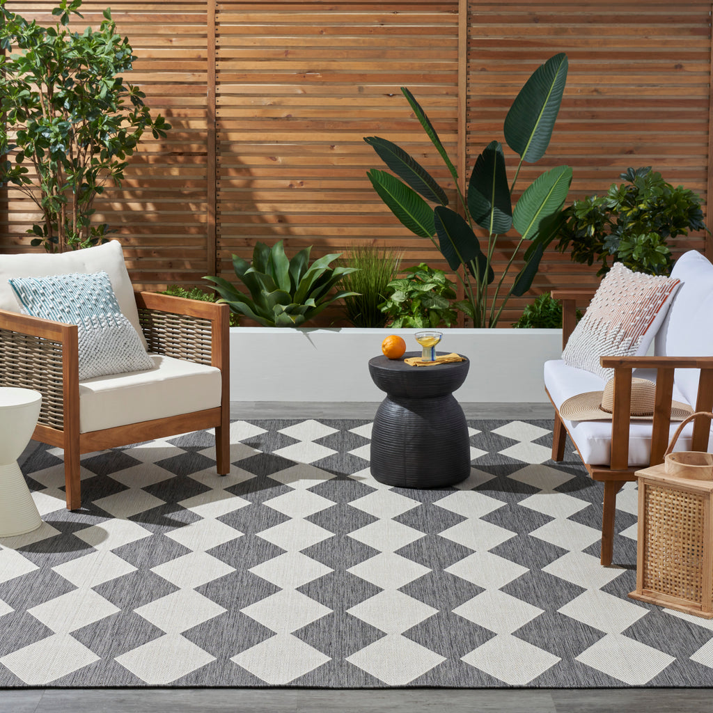 nourison positano pos04 charcoal rug