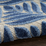 nourison aloha alh35 blue rug