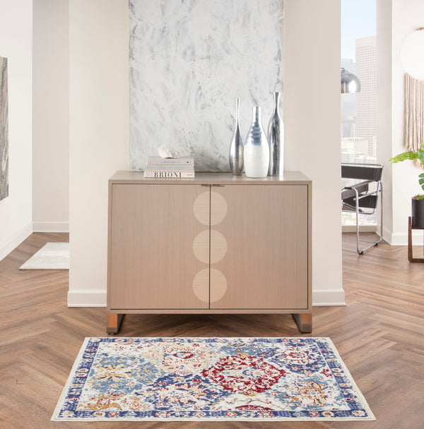 nourison grafix grf31 blue multicolor rug