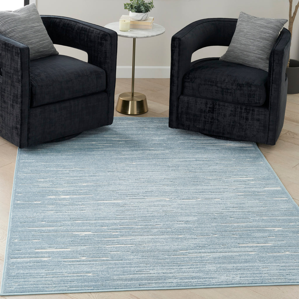 nourison care free caf04 blue rug