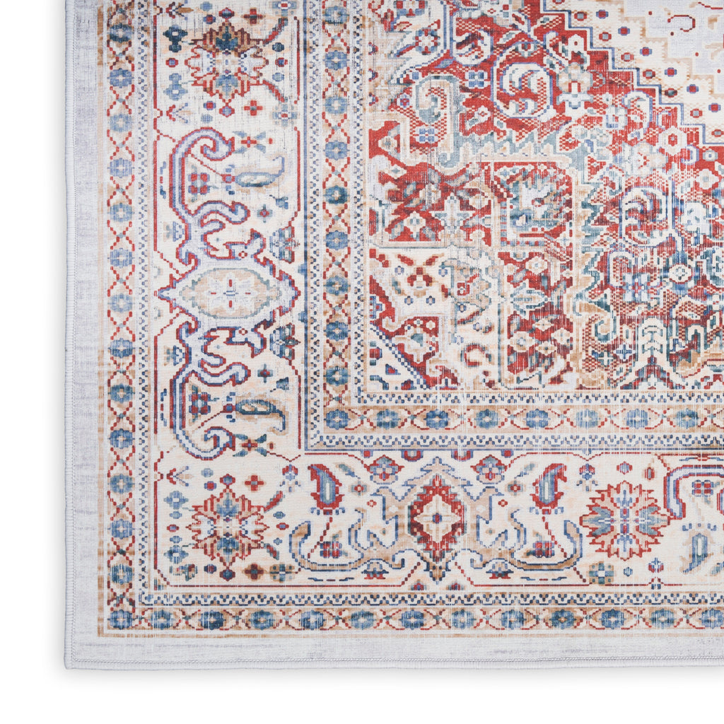 nourison vintage home vnh01 ivory red rug