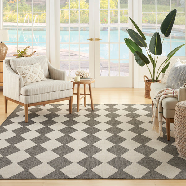 nourison positano pos04 charcoal rug