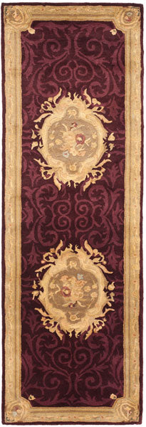 safavieh clearance empire em414a dark red rug