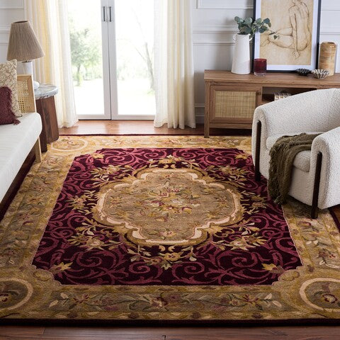 safavieh clearance empire em414a dark red rug
