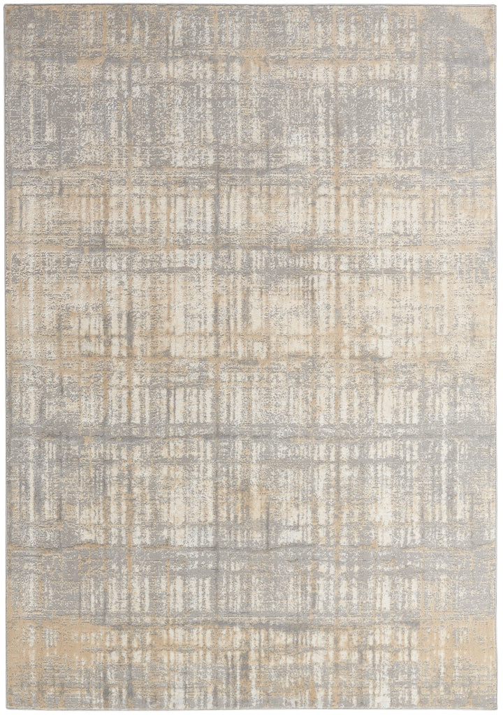 nourison ck005 enchanting ech05 grey ivory rug