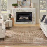 nourison astra machine washable asw03 latte rug